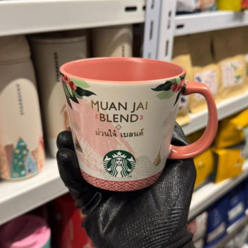 ستاربكس تايلند -كوب سيراميك وردي باشجار 355 مل