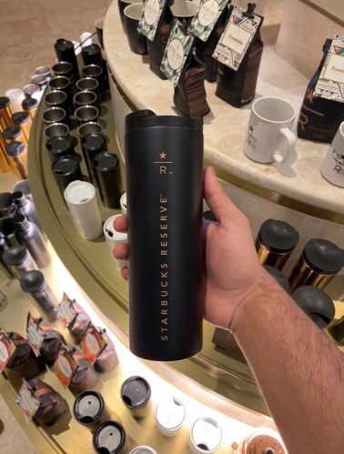 كوب ستاربكس ريزيرف اسود