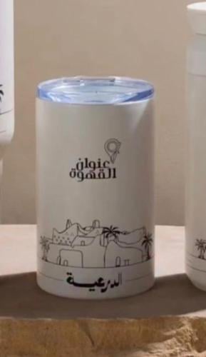 عنوان القهوة - مق التاسيس غطاء شفاف لون بيج