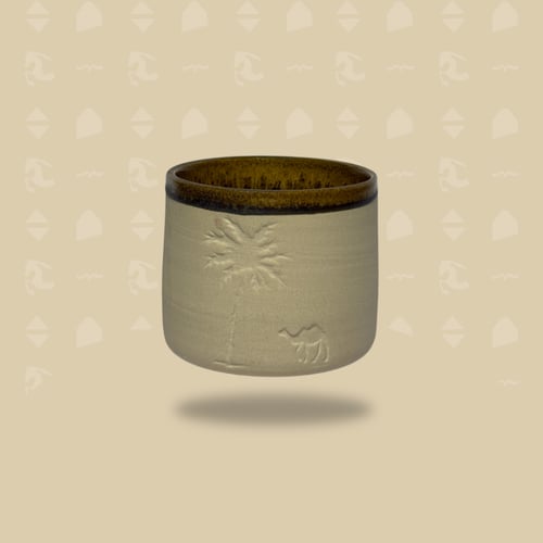 ساو - كوب سيراميك التاسيس بني وبيج