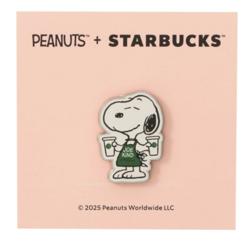 بروش starbucks x peanuts