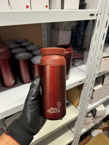 مق عنوان القهوه نوعين غطاء - برغندي