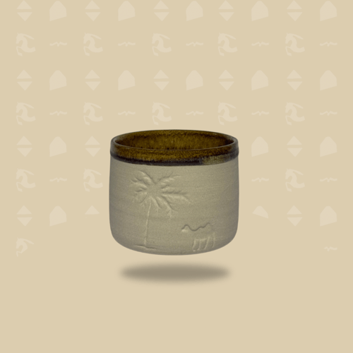 ساو - كوب سيراميك التاسيس بني وبيج