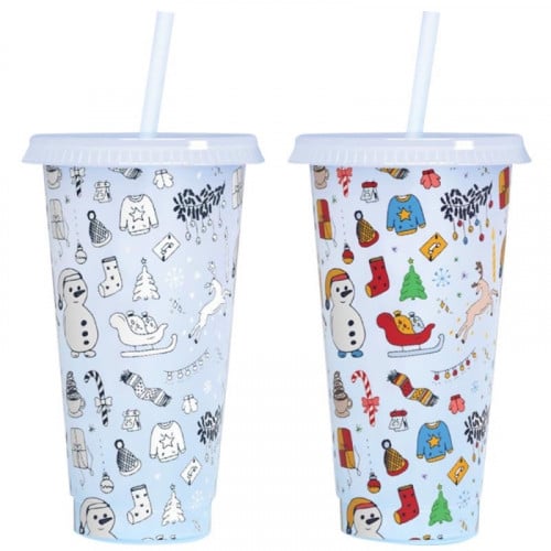 الكوب السحري-الثلجي (يتغير لونه مع البرودة)