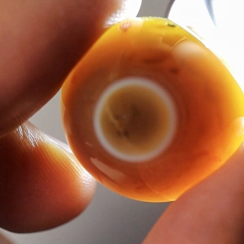 حجر عقيق سليماني هندي طبيعي زيتي مميز عين في المنت...