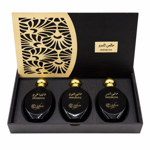طقم خالص العود ٣ عطور ٣٠٠ مل