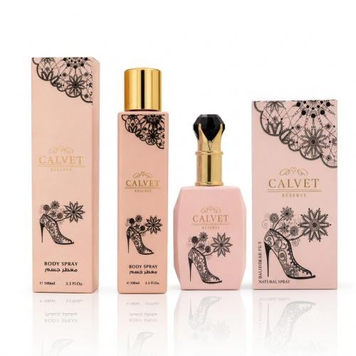 طقم عطر كالفت + معطر جسم