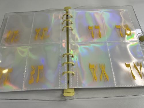 ملف تحدي ١٠٠ مغلف لادخار ٥٠٥٠ريال اصفر