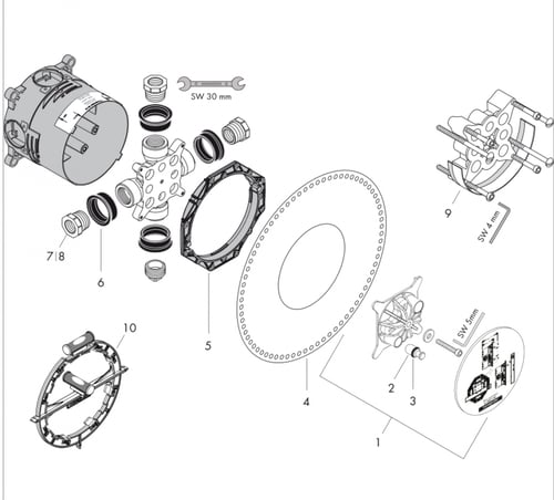 قلب دش مخفي هانس جروهي 2 خط 01800180 ألماني