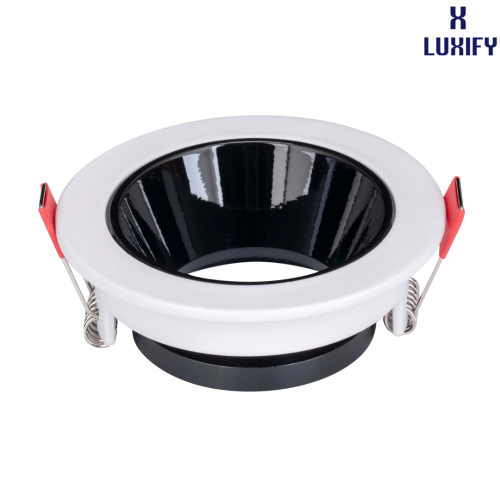 فريم مانع للتوهج 7 سم أسود كروم UV إطار أبيض LUXIF...