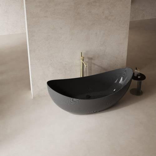 بانيو ديكور فاخر كربون فايبر اسود VERCO 180*80