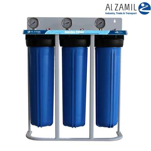 فلتر ALZAMIL أزرق ثلاثي لخزانات المياه