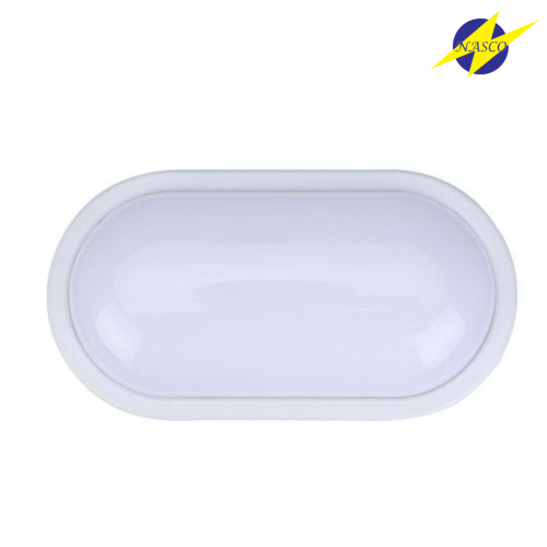 لمبة لطش جداري بيضاوي 22 واط فريم أبيض