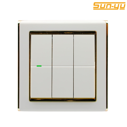 مفتاح ثلاثي أبيض ذهبي SUNYU8