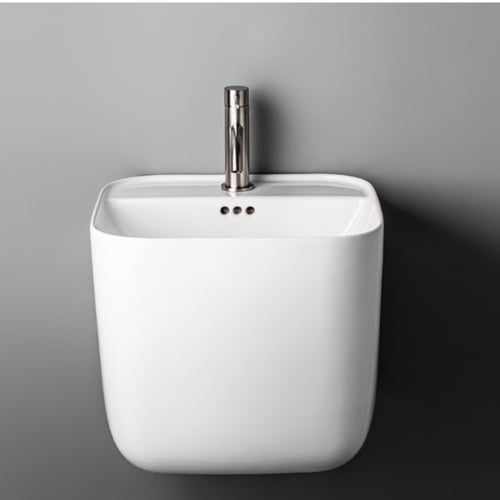 مغسلة سيراميك معلق فلامينو VL-798 ابيض