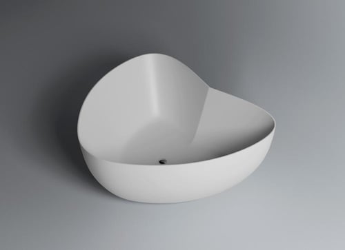 بانيو ديكور ابيض فيركو مقاس VERCO 180X130 cm