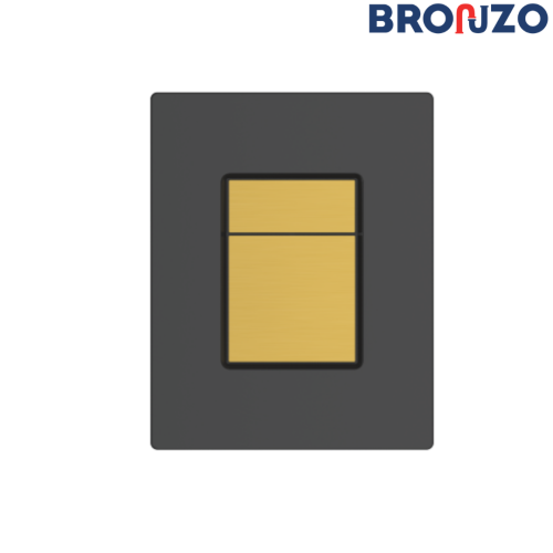 ضغطة سيفون جروهي أسود-برشد جولد مربع