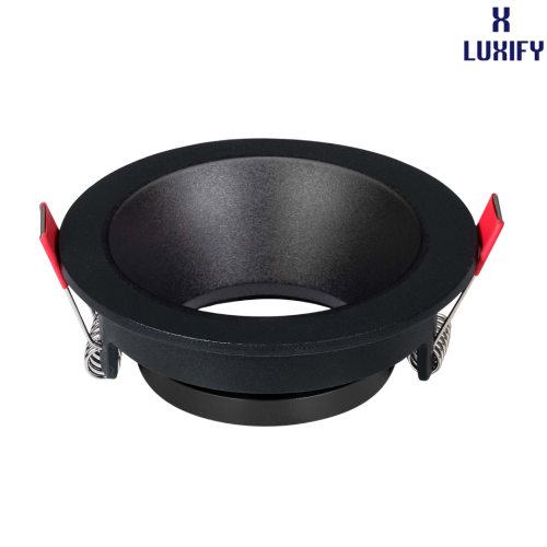 فريم مانع للتوهج 7 سم أسود إطار أسود LUXIFY