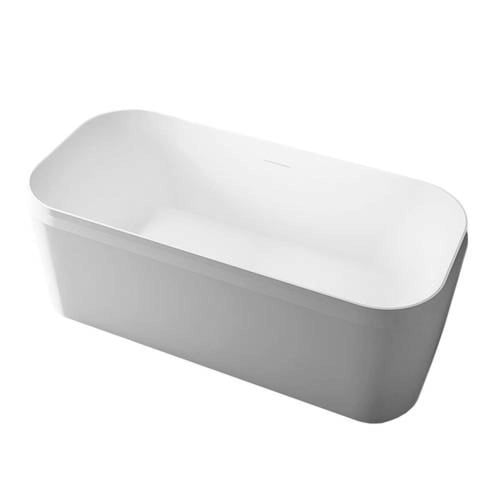 بانيو ديكور ابيض فيركو (L) مستطيل مقاس VERCO 170X7...