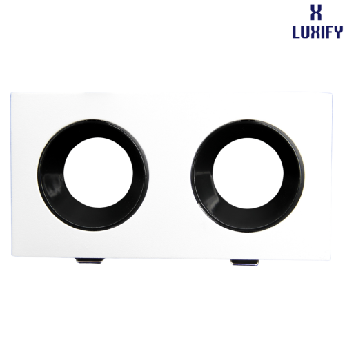 فريم مانع للتوهج مزدوج أسود-أبيض LUXIFY