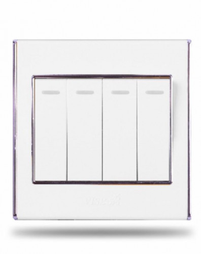 مفتاح رباعي أبيض/رمادي 7*7 V3