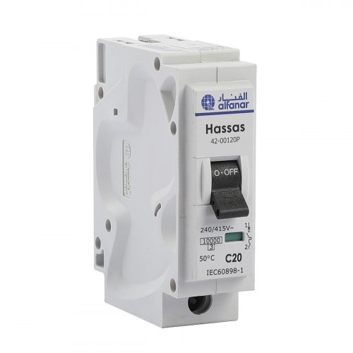 مفتاح طبلون 20A الفنار مفرد