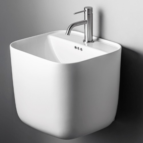 مغسلة سيراميك معلق فلامينو VL-798 ابيض