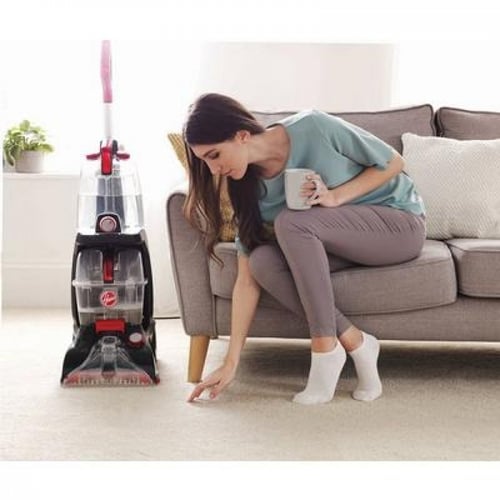 مكنسة هوفر لغسيل السجاد 1200 واط، بتقنية سبين سكرا...