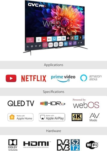 GVC PRO شاشة 43 بوصة نظام WBOS