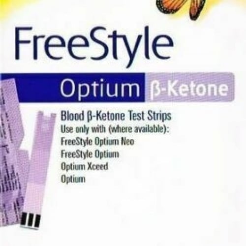 علبة شرائح قياس كيتو ( 100 حبات) keto