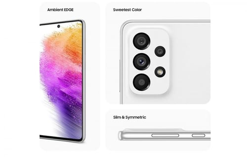 سامسونج جالكسي إيه 73 ، 5 جي، 128 جيجا، رمادي