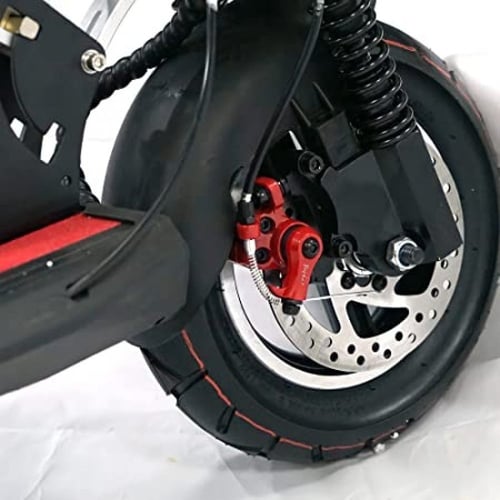 سكوتر كهربائي برو كرسي 48 فولت باللون الاحمر والاس...