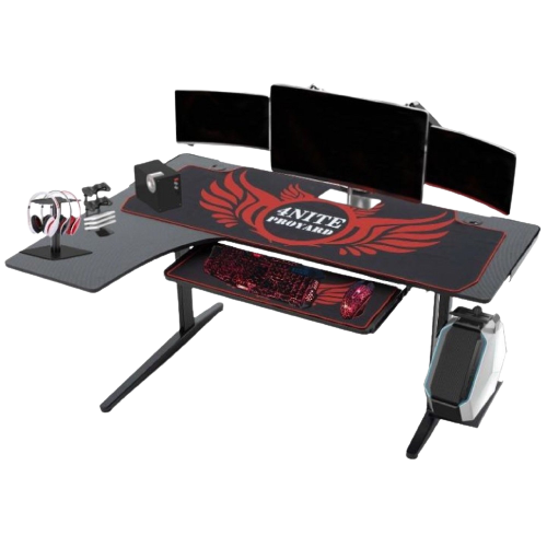 طاولة مطورة ب لون اسود باحمر جذاب