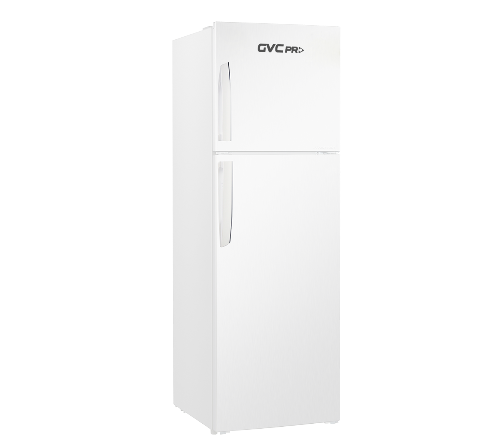 جي في سي برو ثلاجة وفريزر علوي 10 قدم، أبيض