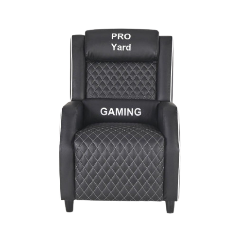 كرسي قيمنق للاحجام الكبيرة #اسود بابيض