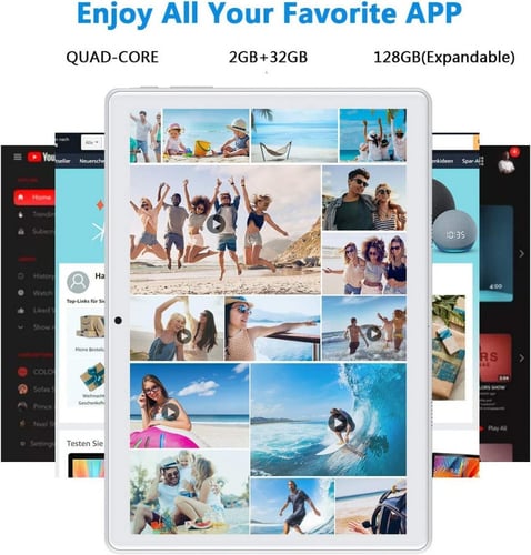 تابلت 10.1 انش ثنائي الشريحة 3G للمكالمات الهاتفية