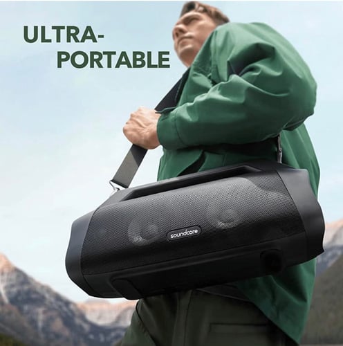 مكبر صوت ساوند كور بوم بلس من انكر، اسود