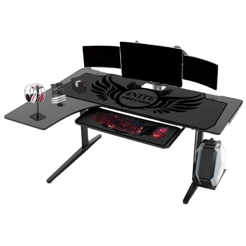 طاولة مطورة ب لون اسود جذاب