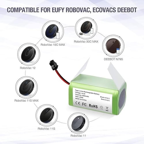 بطارية ليثيوم ايون بديلة 14.4 فولت قابلة لاعادة ال...