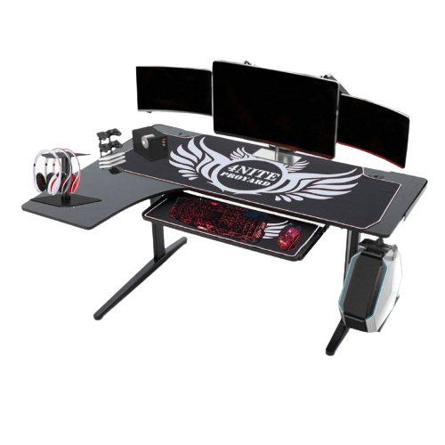 طاولة مطورة ب لون اسود وابيض جذاب