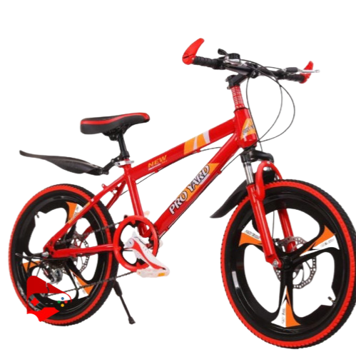 دراجة هوائية هجين ب لون احمر باسود