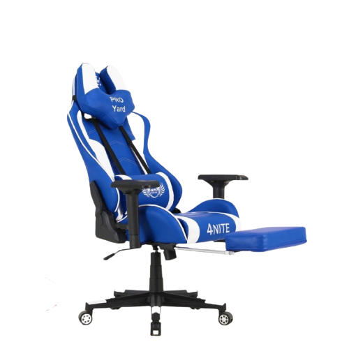 كرسي مطور #ازرق بابيض