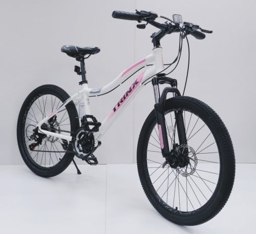 دراجة هوائية ترينكس أبيض ( مقاس 24 + 26 )