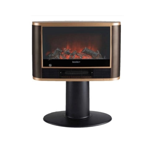 كولين دفاية ديكور على شكل شاشة - اسود