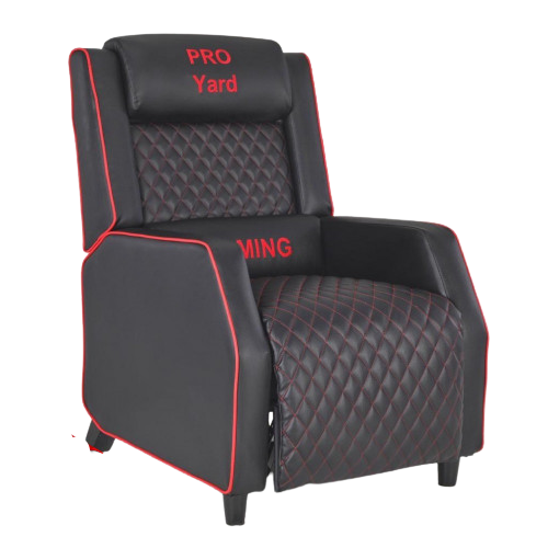 كرسي قيمنق للاحجام الكبيرة #اسود باحمر