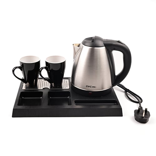 جي في سي برو غلايه ماء الفنادق 1.5 لتر ، بكوبين اض...