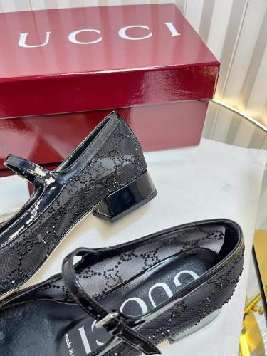 كعب قوتشي كرستال | Gucci Crystal Slingback Pump