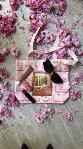 Pink handbag