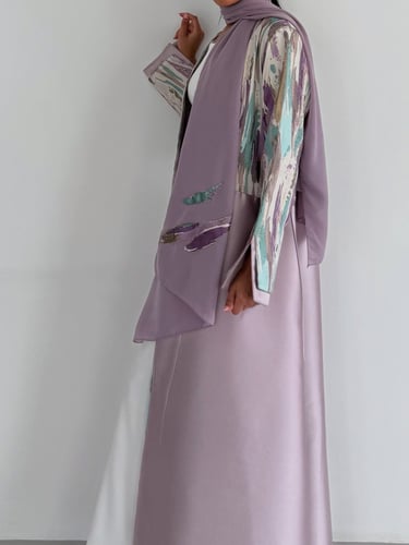 Light Purple and Mixed color - R09