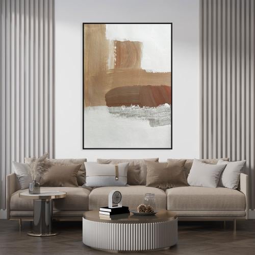 لوحة جدارية فن تجريدي تصميم مودرن